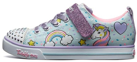 (Preschool) Skechers Sparkle Lite 'Blue Multi' 10988L-LBMT (Preschool) Skechers Sparkle Lite 'Blue Multi' 10988L-LBMT