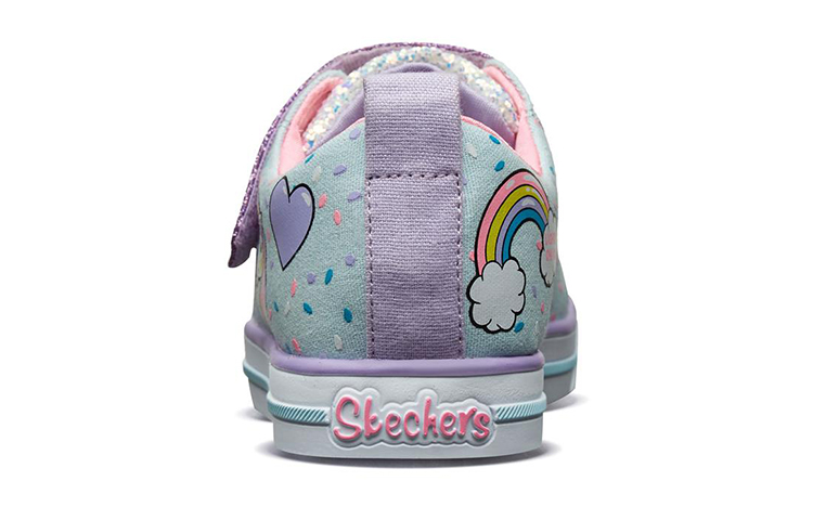 Shop (Preschool) Skechers Sparkle Lite 'Blue Multi' 10988L-LBMT