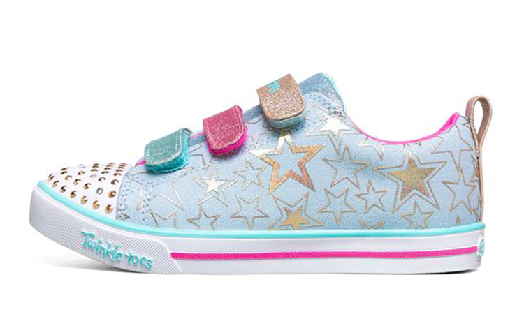 (Preschool) Skechers Sparkle Lite Low Top 'Blue Pink Stars' 314036L-LBMT