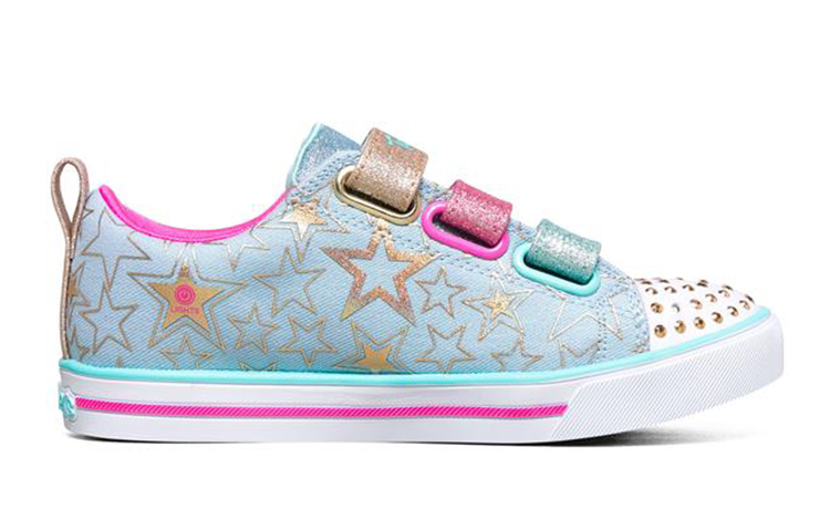 Order (Preschool) Skechers Sparkle Lite Low Top 'Blue Pink Stars' 314036L-LBMT
