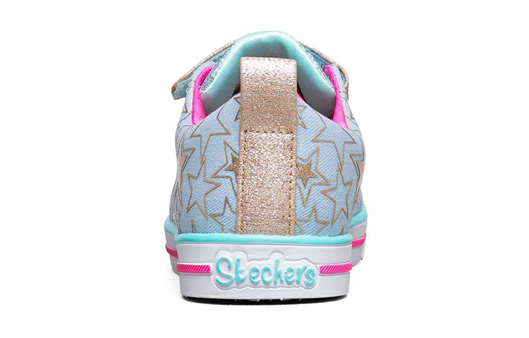 Shop (Preschool) Skechers Sparkle Lite Low Top 'Blue Pink Stars' 314036L-LBMT