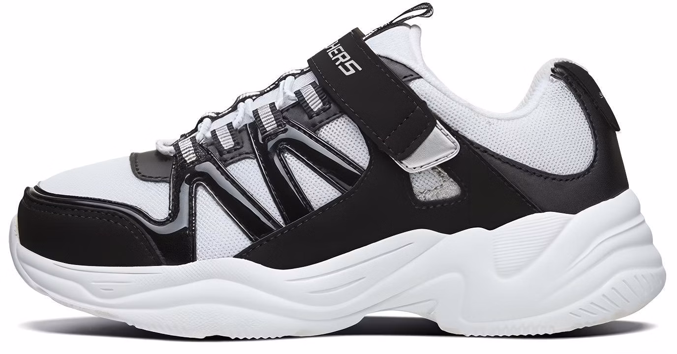 preschool-skechers-sport-casual-black-white-80766-l-bkw