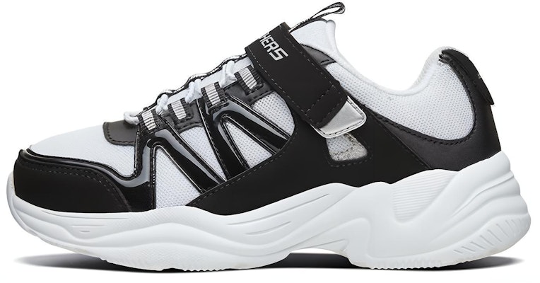 (Preschool) Skechers Sport Casual 'Black White' 80766L-BKW Buy (Preschool) Skechers Sport Casual 'Black White' 80766L-BKW