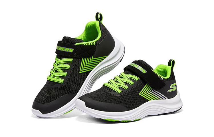Lookbook (PS) 스케쳐스 스포츠 캐주얼 통기성 블랙 (Skechers seupocheu kaejueol tonggiseong beullaek) 405214L-BKLM