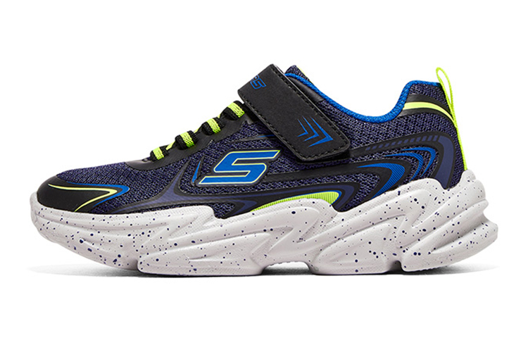 (Youth) Skechers Wavetronic 'Navy Lime' 403885L-NVLM