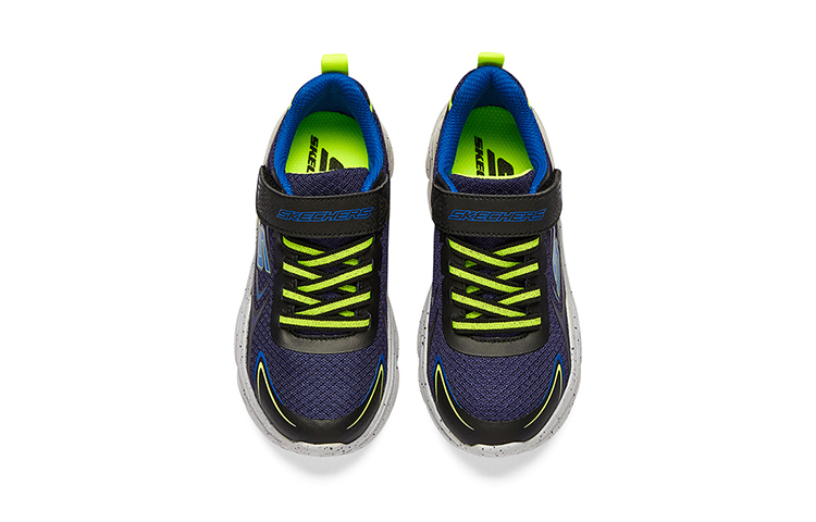 (Youth) Skechers Wavetronic 'Navy Lime' 圖 4