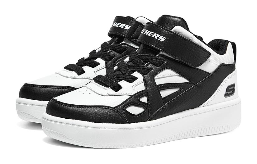 Lookbook (Preschool) Skechers Sport Court 92 'Black White' 405231L-BKW