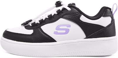 (Youth) Skechers Sport Court 92 'White Black' 319499L-BKWL (Youth) Skechers Sport Court 92 'White Black' 319499L-BKWL