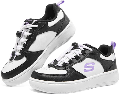 (Youth) Skechers Sport Court 92 'White Black' 319499L-BKWL Shop (Youth) Skechers Sport Court 92 'White Black' 319499L-BKWL