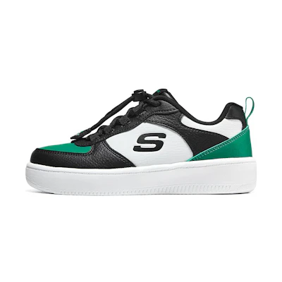 (Youth) Skechers Sport Court 92 'Black Green White'