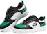 (JR) Skechers Sport Court 92 'Hitam Hijau Putih' 405232L-BKGR