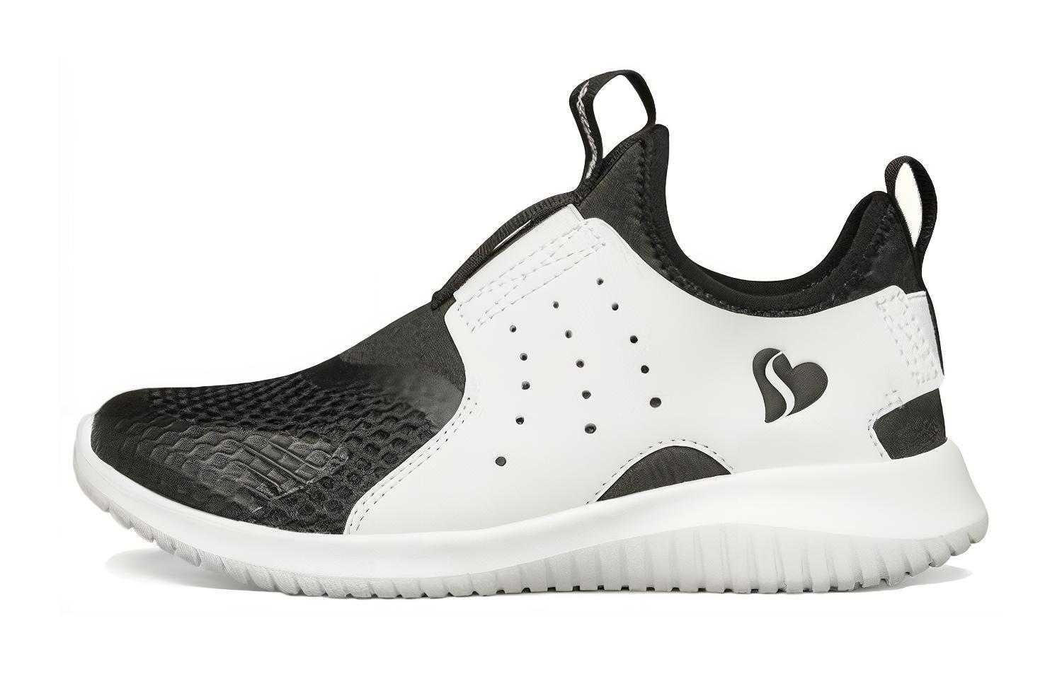 (Preschool) Skechers Sport Low Running Shoes K Black/White 302512L-BKW