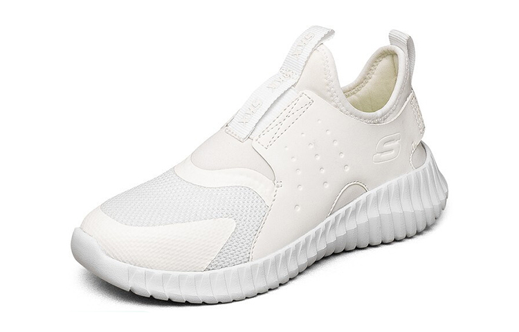 Lookbook (PS) Skechers 运动网面乐福鞋 K 白色 403606L-WHT