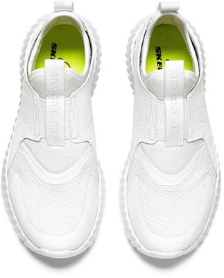 (PS) Skechers 运动网面乐福鞋 K 白色 403606L-WHT Shop (PS) Skechers 运动网面乐福鞋 K 白色 403606L-WHT