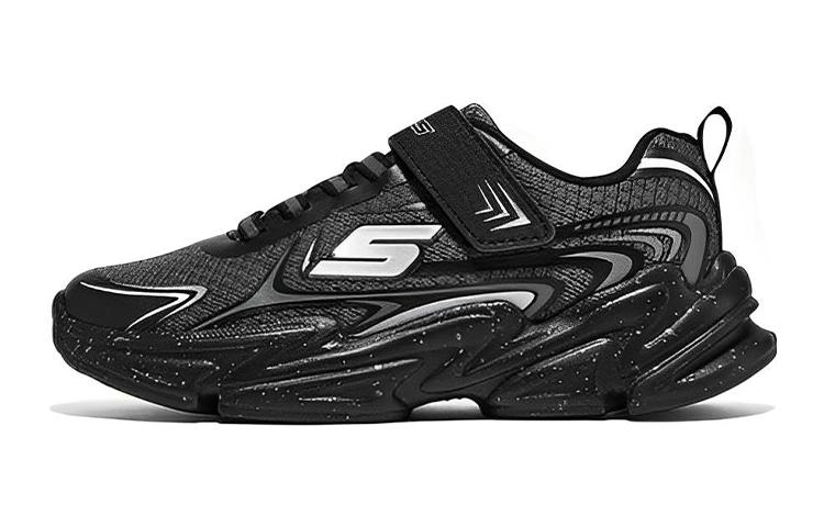 (Youth) Skechers Wavetronic Athletic Sneakers 'Black' 403885L-CCBK