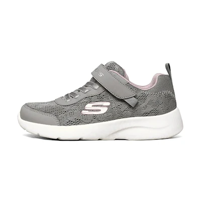 (PS) Skechers Sports Running Shoes K Grey/Pink