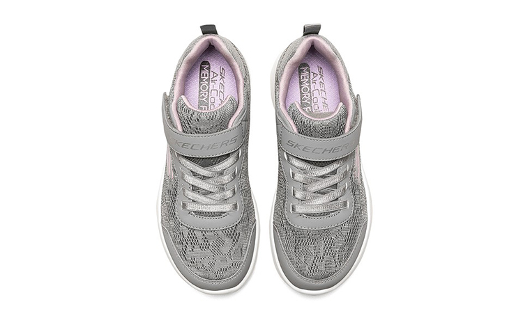 (PS) Skechers Sports Running Shoes K Grey/Pink 圖 4