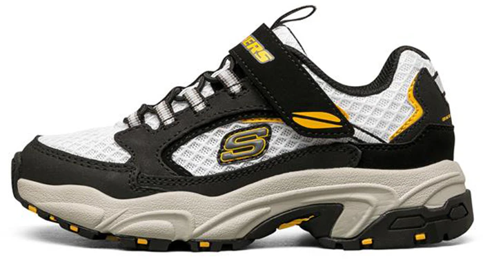 preschool-skechers-stamina-running-shoes-k-black-white-403757-l-bkw