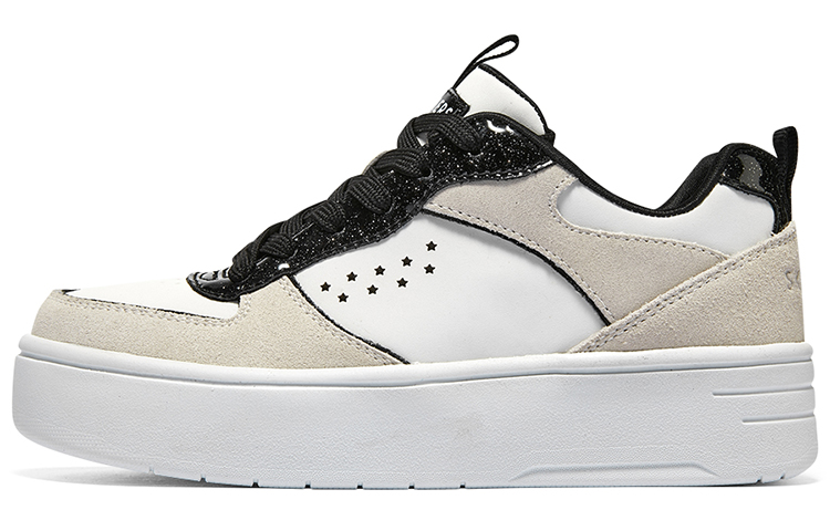 (Youth) Skechers Court High 'White Black' 310194L-WBK