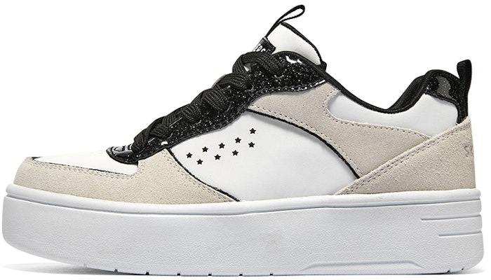 (JR) Skechers Court High 'Blanco Negro' 310194L-WBK Buy (JR) Skechers Court High 'Blanco Negro' 310194L-WBK