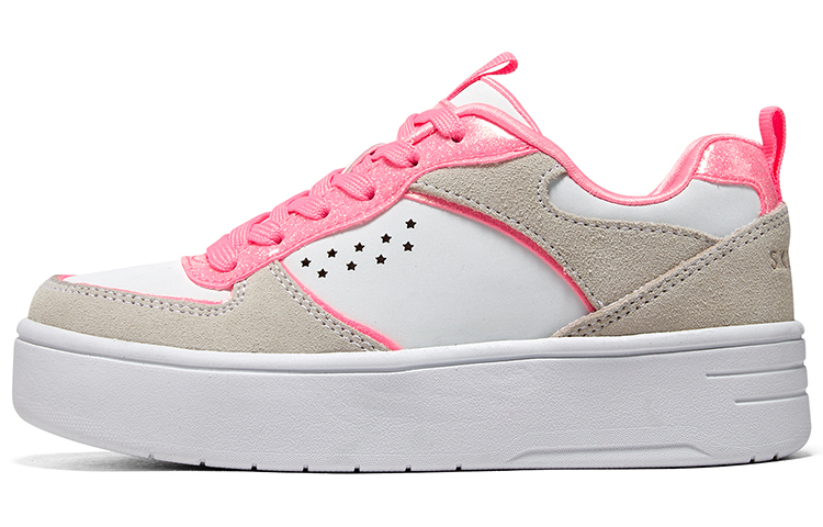 (Youth) Skechers Court High 'White Coral' 310194L-WCRL