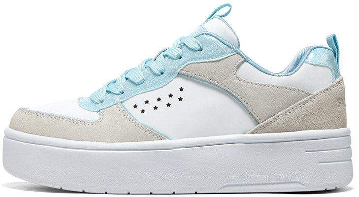 (JR) Skechers Court High 'Blanco Azul Claro' 310194L-WLB Buy (JR) Skechers Court High 'Blanco Azul Claro' 310194L-WLB