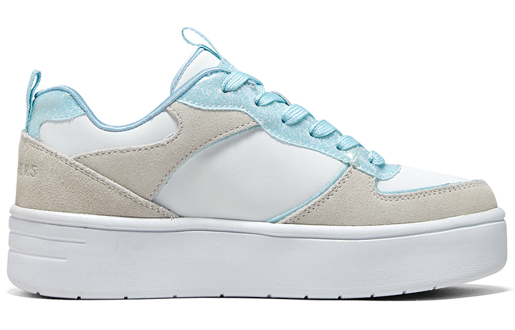 (Youth) Skechers Court High 'White Light Blue' 圖 2