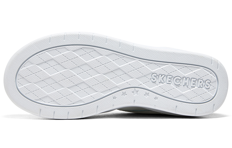 (Youth) Skechers Court High 'White Light Blue' 圖 6