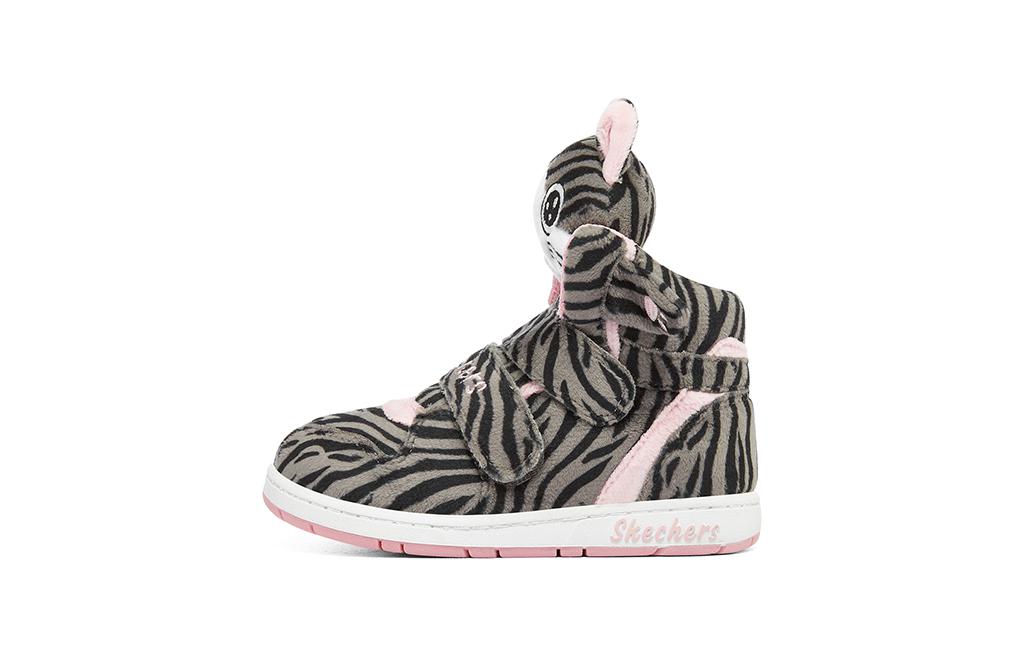 (Preschool) Skechers Sugarcanes Shoes 'Grey Black Pink' 310998N-GYBK