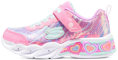 (Preschool) Skechers Sweetheart Lights 'Pink Multi' 302313L-PKMT (Preschool) Skechers Sweetheart Lights 'Pink Multi' 302313L-PKMT