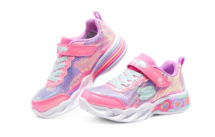 Lookbook (PS) Skechers Sweetheart Lights ''Rose Multicolore'' 302313L-PKMT