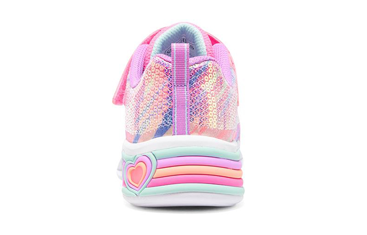 Shop (PS) Skechers Sweetheart Lights ''Rose Multicolore'' 302313L-PKMT