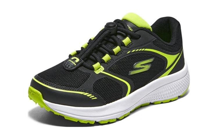 Lookbook (PS) Skechers Baskets ''Noir Jaune'' 405241L-BKYL