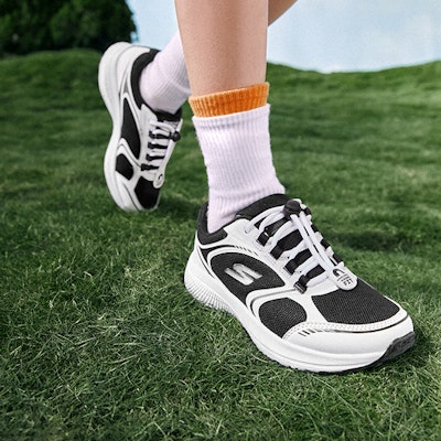 (Preschool) Skechers Training Shoe 'White Black' 405241L-WBK Sizing (Preschool) Skechers Training Shoe 'White Black' 405241L-WBK