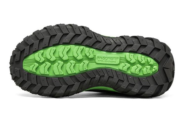 (PS) Skechers Turbo Speed Sports Shoes K Black/Green 圖 5