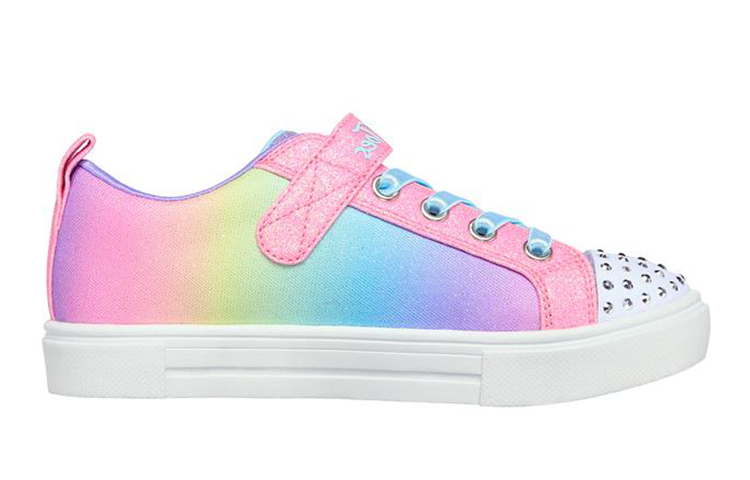 (Youth) Skechers Twinkle Sparks 'Pink Blue White' 圖 2