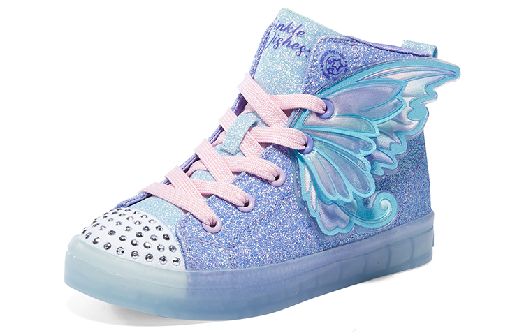 Lookbook (PS) Skechers Twinkle Toes ''Bleu Clair Multicolore'' 314350L-LBMT