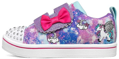 (Preschool) Skechers Twinkle Toes 'Magic Purple Glitter' 314844NG-PRMT (Preschool) Skechers Twinkle Toes 'Magic Purple Glitter' 314844NG-PRMT