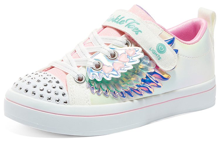 (Youth) Skechers Twinkle Toes 'White Multi' 圖 3