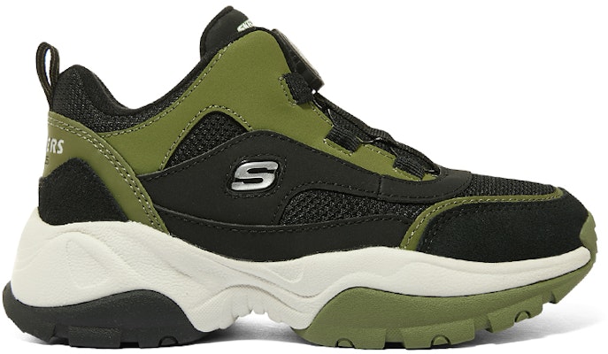 (Youth) Skechers Sport Shoes 'Olive Black' 402247L-BKOL Order (Youth) Skechers Sport Shoes 'Olive Black' 402247L-BKOL