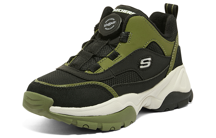 Lookbook (JR) Zapatillas Deportivas Skechers 'Olive Black' 402247L-BKOL