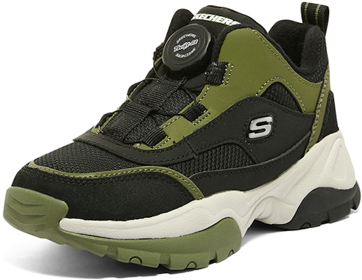 (Youth) Skechers Sport Shoes 'Olive Black' 402247L-BKOL Lookbook (Youth) Skechers Sport Shoes 'Olive Black' 402247L-BKOL