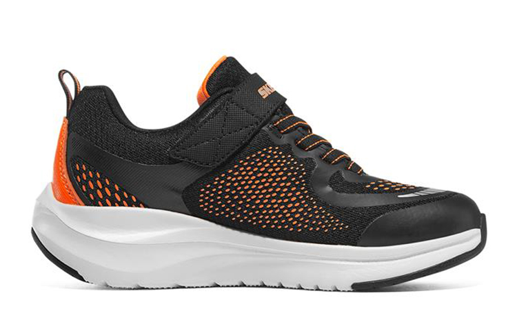 Order 大童 Skechers Ultra Groove 兒童休閒鞋 黑橘