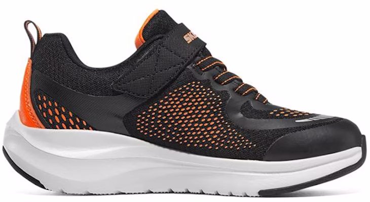 大童 Skechers Ultra Groove 兒童休閒鞋 黑橘 Order 大童 Skechers Ultra Groove 兒童休閒鞋 黑橘