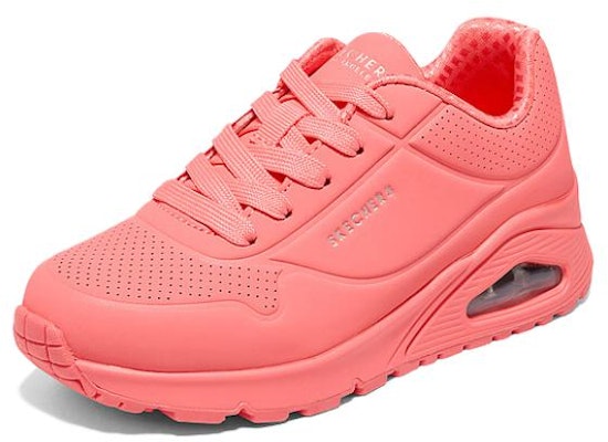 大童 Skechers UNO 舒適百搭 減震防滑 兒童休閒鞋 珊瑚色 Order 大童 Skechers UNO 舒適百搭 減震防滑 兒童休閒鞋 珊瑚色