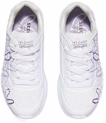 (JR) Skechers Uno-Spread The Love 'Blanco Morado' 314064L-WLPR Lookbook (JR) Skechers Uno-Spread The Love 'Blanco Morado' 314064L-WLPR