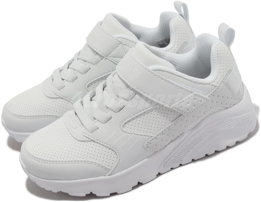 童鞋 Skechers Uno Lite 舒適百搭 耐磨透氣 兒童休閒鞋 白色 Lookbook 童鞋 Skechers Uno Lite 舒適百搭 耐磨透氣 兒童休閒鞋 白色
