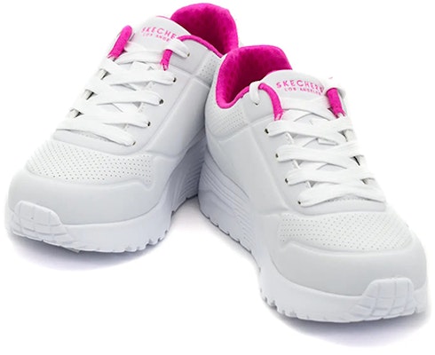 兒童 Skechers Uno Lite In My Zone 減震防滑 低幫跑步鞋 白 Lookbook 兒童 Skechers Uno Lite In My Zone 減震防滑 低幫跑步鞋 白