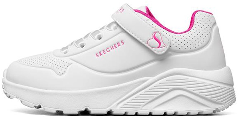(Preschool) Skechers Uno Lite Running Shoes K White/Pink/Red 310451L-WHP Buy (Preschool) Skechers Uno Lite Running Shoes K White/Pink/Red 310451L-WHP