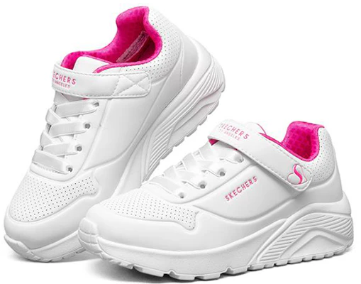 (PS) Skechers Uno Lite Zapatillas Correr Blancas/Rosas/Rojas 310451L-WHP Lookbook (PS) Skechers Uno Lite Zapatillas Correr Blancas/Rosas/Rojas 310451L-WHP